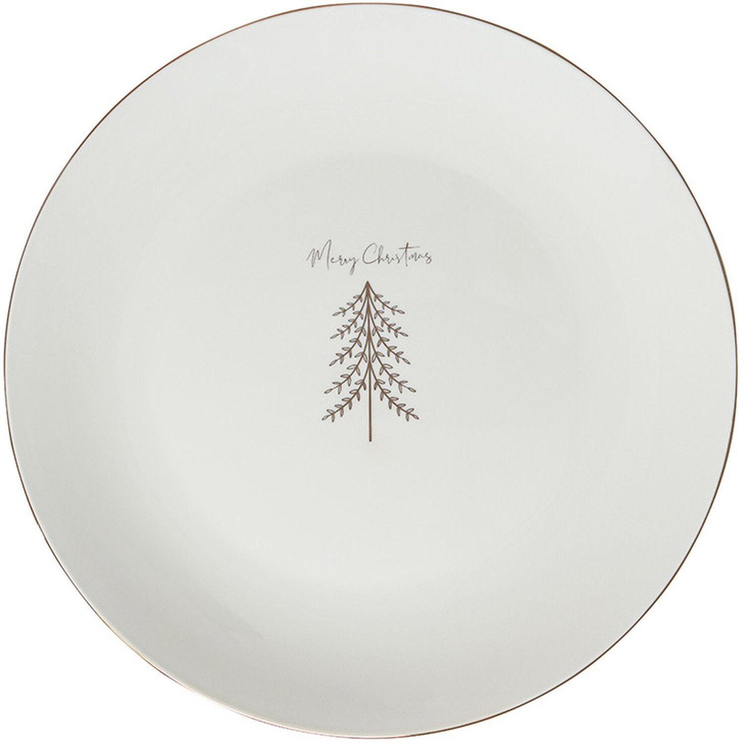 12 Piece Pine Dinner Set Gold - Gold Image 3