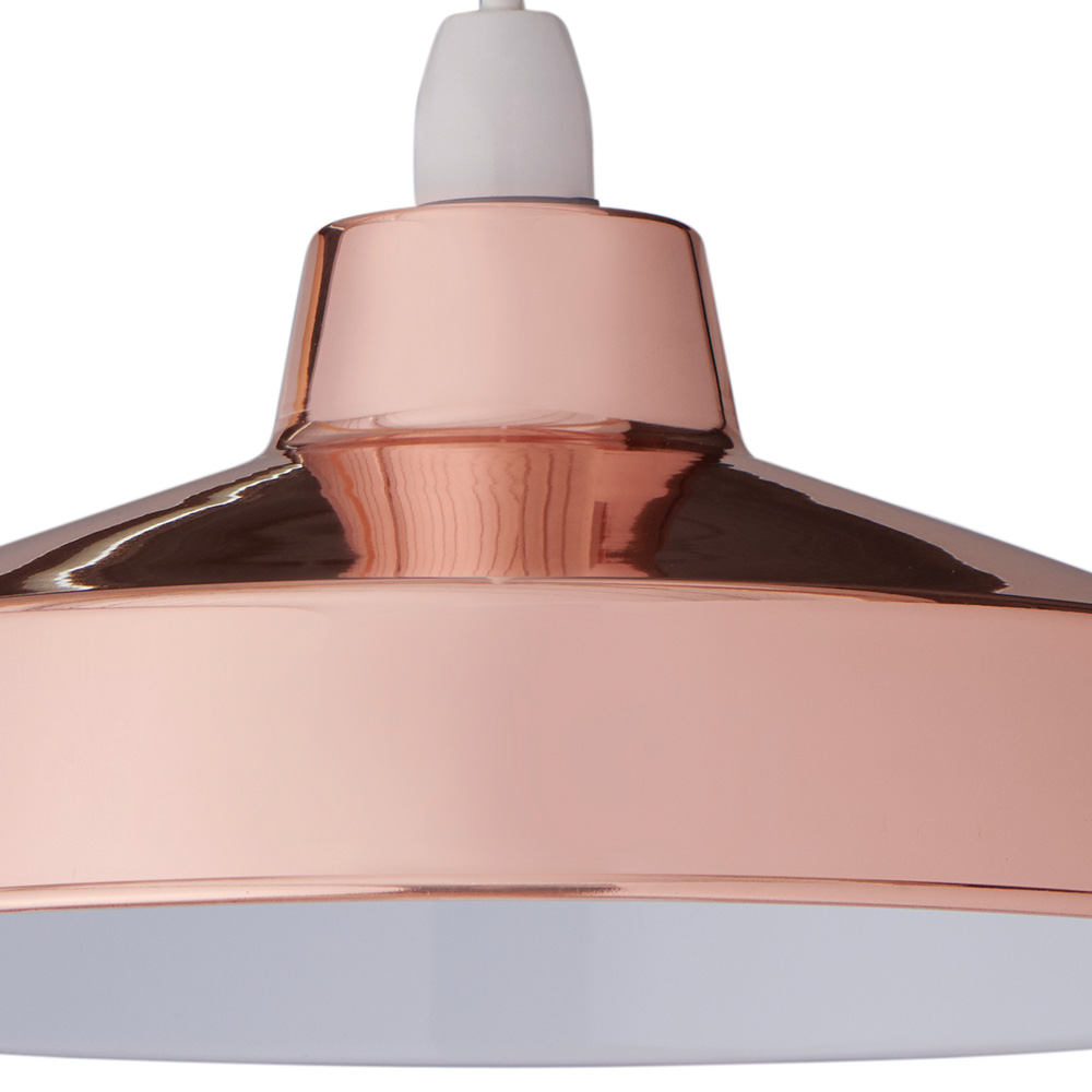 Wilko Copper Large Galley Pendant Shade Image 4