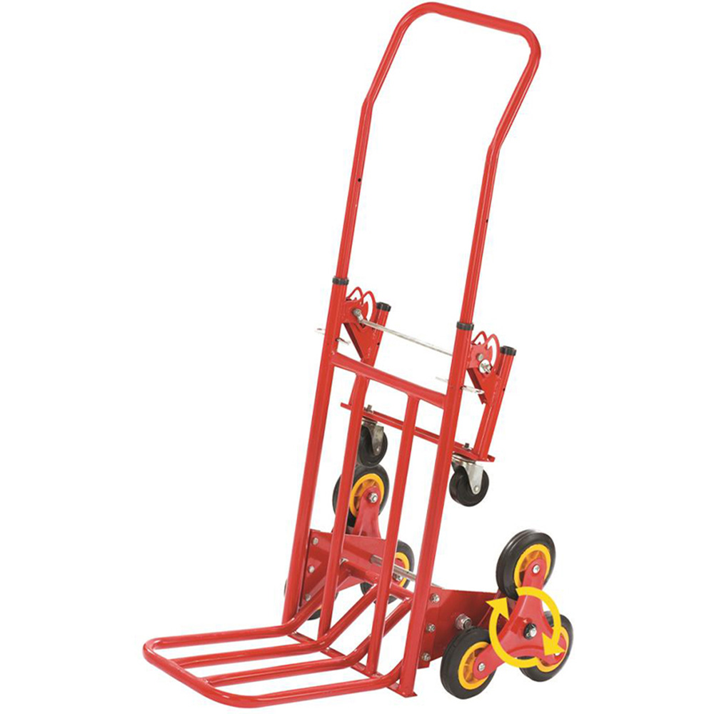 PowerTek Red Heavy Duty Trolley Image 1