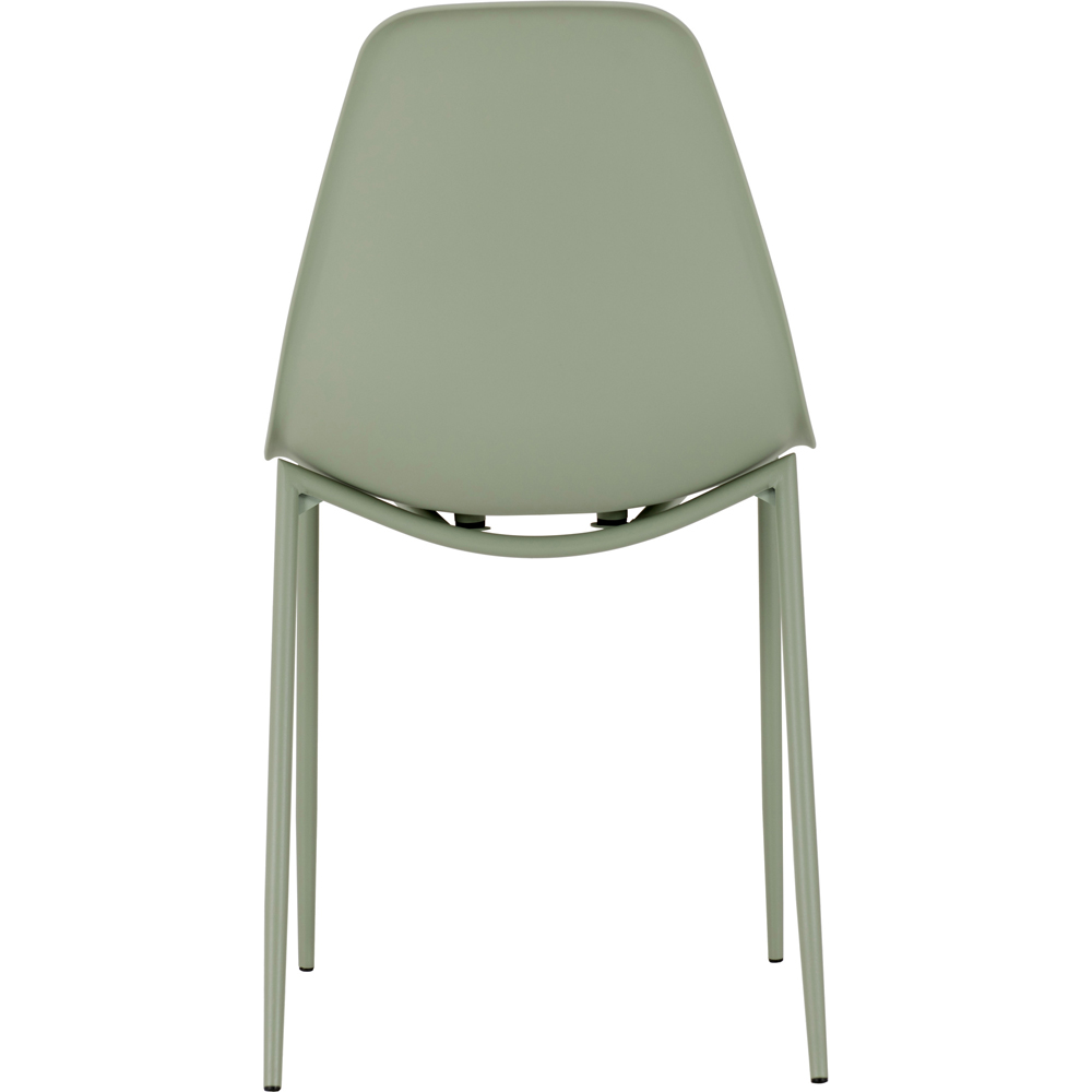 Seconique Lindon Set of 2 Green Dining Chairs Image 5