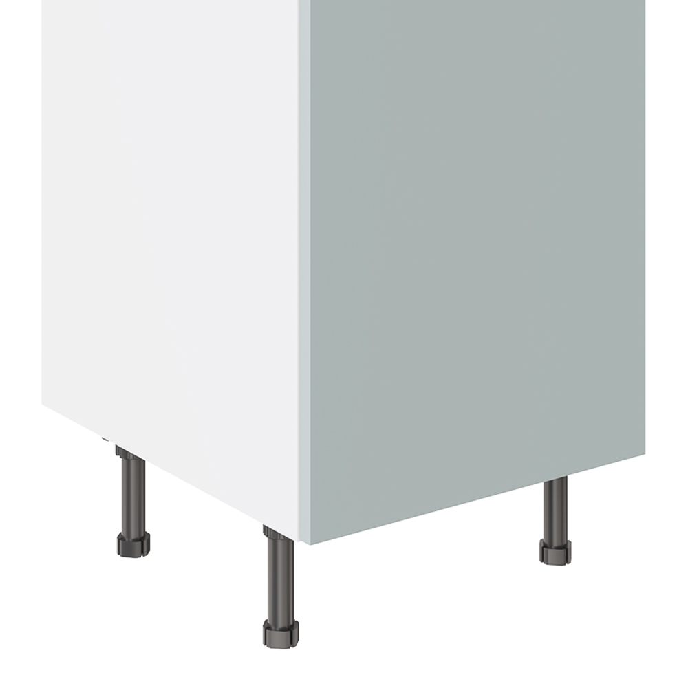 Kitchen Kit Slab Supermatt Aquamarine Base Kitchen Cabinet Flatpack 500mm Image 3