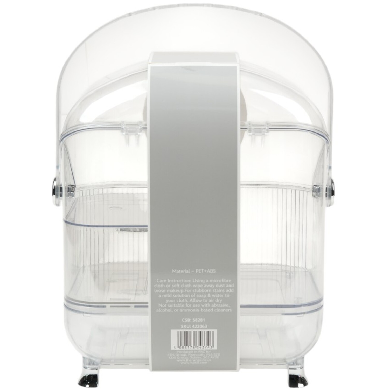 Plastic Cosmetics Box - Clear Image 3