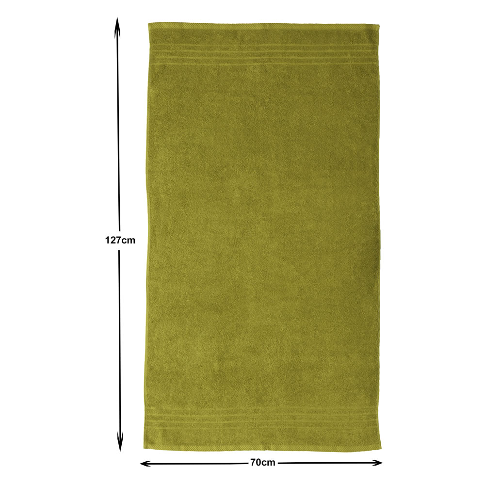 Wilko Olive Bath Towel Image 3