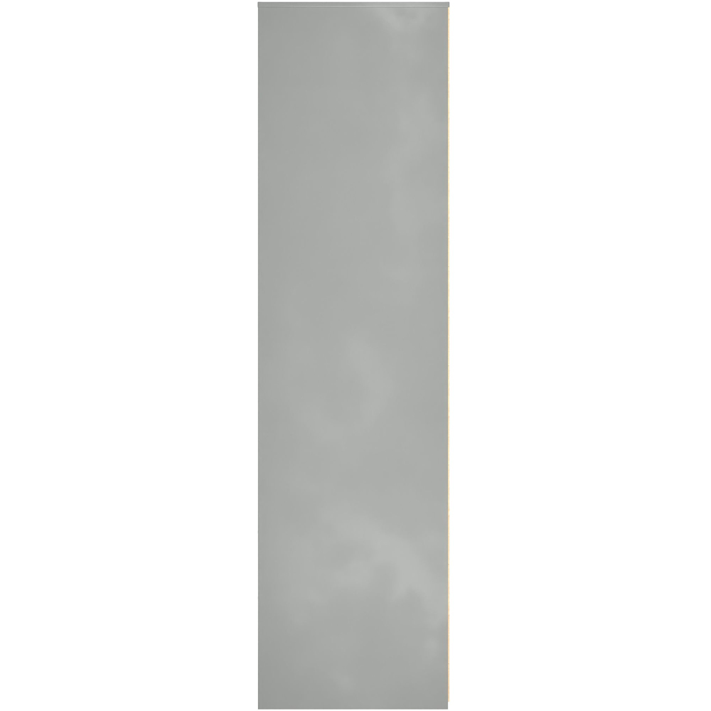 Crowndale Diamond 2 Door 2 Drawer Dusk Grey Tall Wardrobe Ready Assembled Image 5