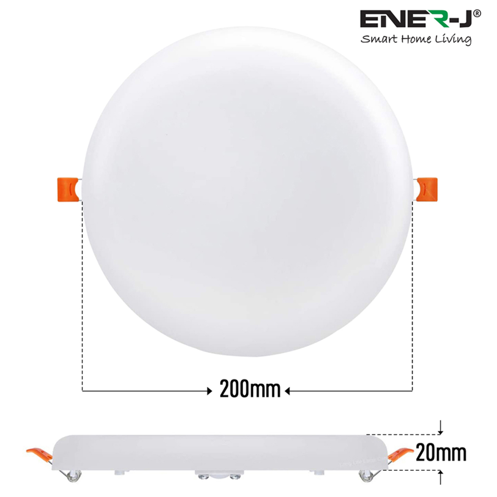 ENER-J 24W 4000K Round Frameless LED Panel Downlight 4 Pack Image 7