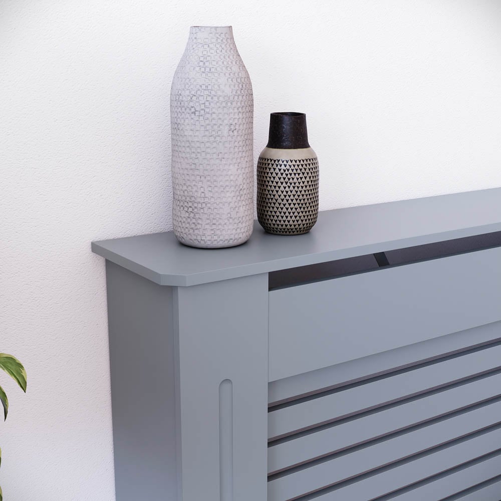 Vida Designs Milton Grey Radiator Cover Large Image 4