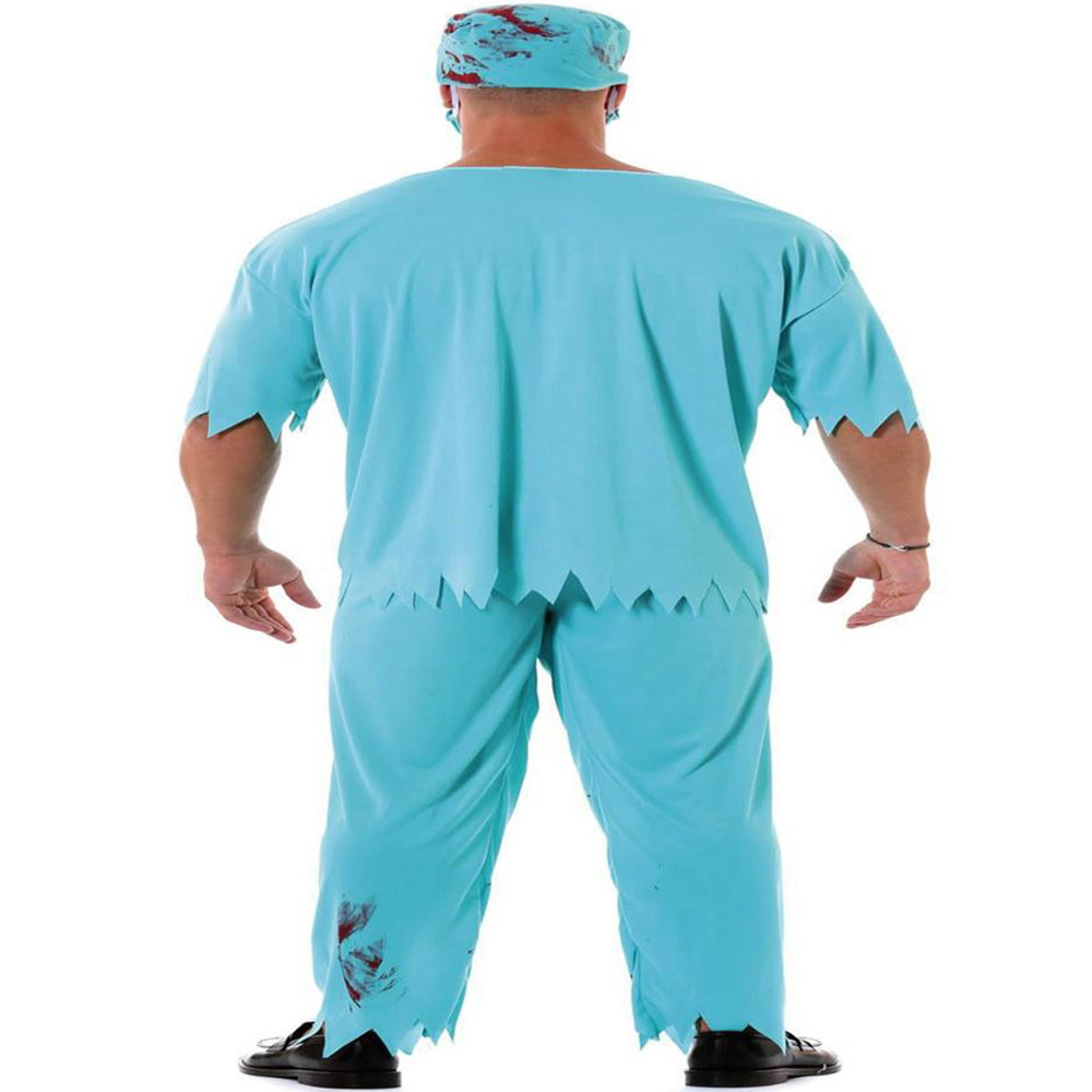 Fiestas Guirca Adult Zombie Surgeon Blue Costume Medium Image 2