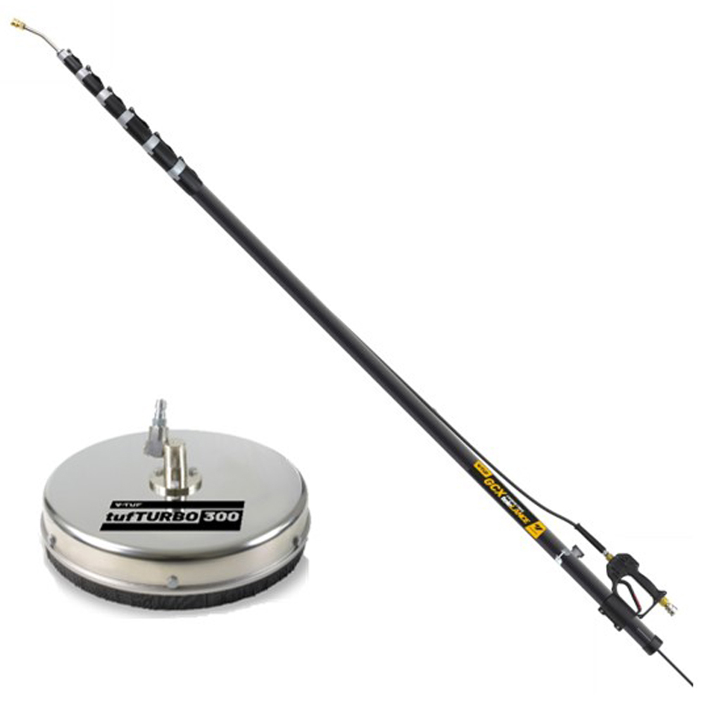 V-TUF T2.GCX33CF-KIT1 teleLANCE Carbon Fibre Telescopic Lance 2.5 to 10m and Roof Cleaner Kit Image 2