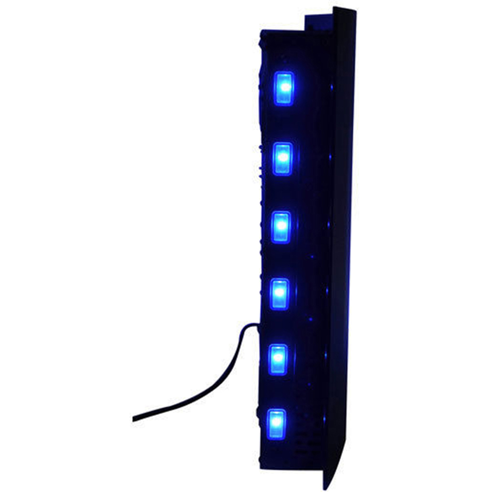 HOMCOM Ava Black LED Curved Electric Wall Fireplace Heater 1800W Image 3