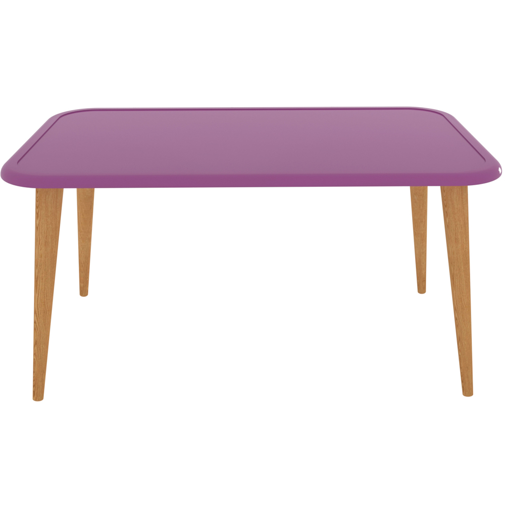 Decorotika Bohemia Murdum Coffee Table with Solid Wood Legs Image 3