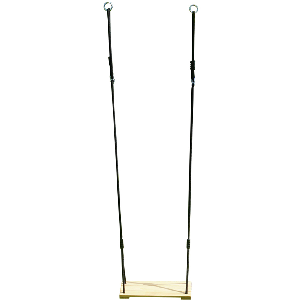 Soulet Trefle Kids Wooden Triple Swing Set with Slide Image 5