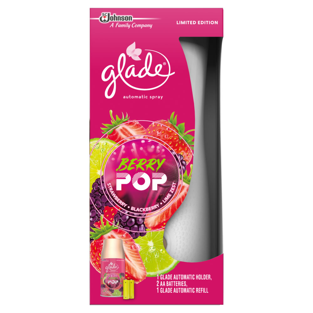 Glade Berry Pop Automatic Spray Holder 269ml Image 1