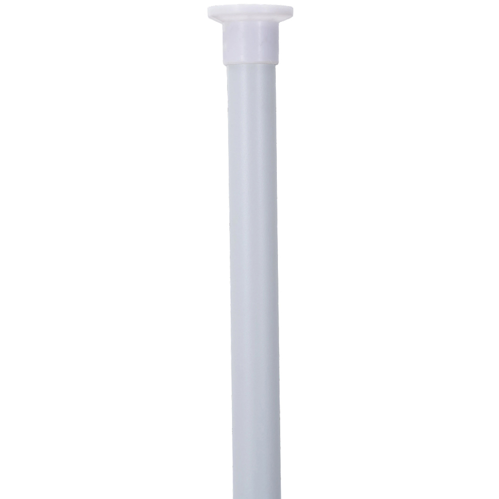 Living and Home White Adjustable Floor-to-Ceiling Coat Stand with 6 Hooks Image 5