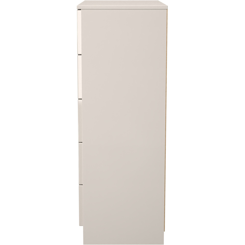 Crowndale Milan 5 Drawer Kashmir Gloss and Kashmir Chest of Drawers Ready Assembled Image 6