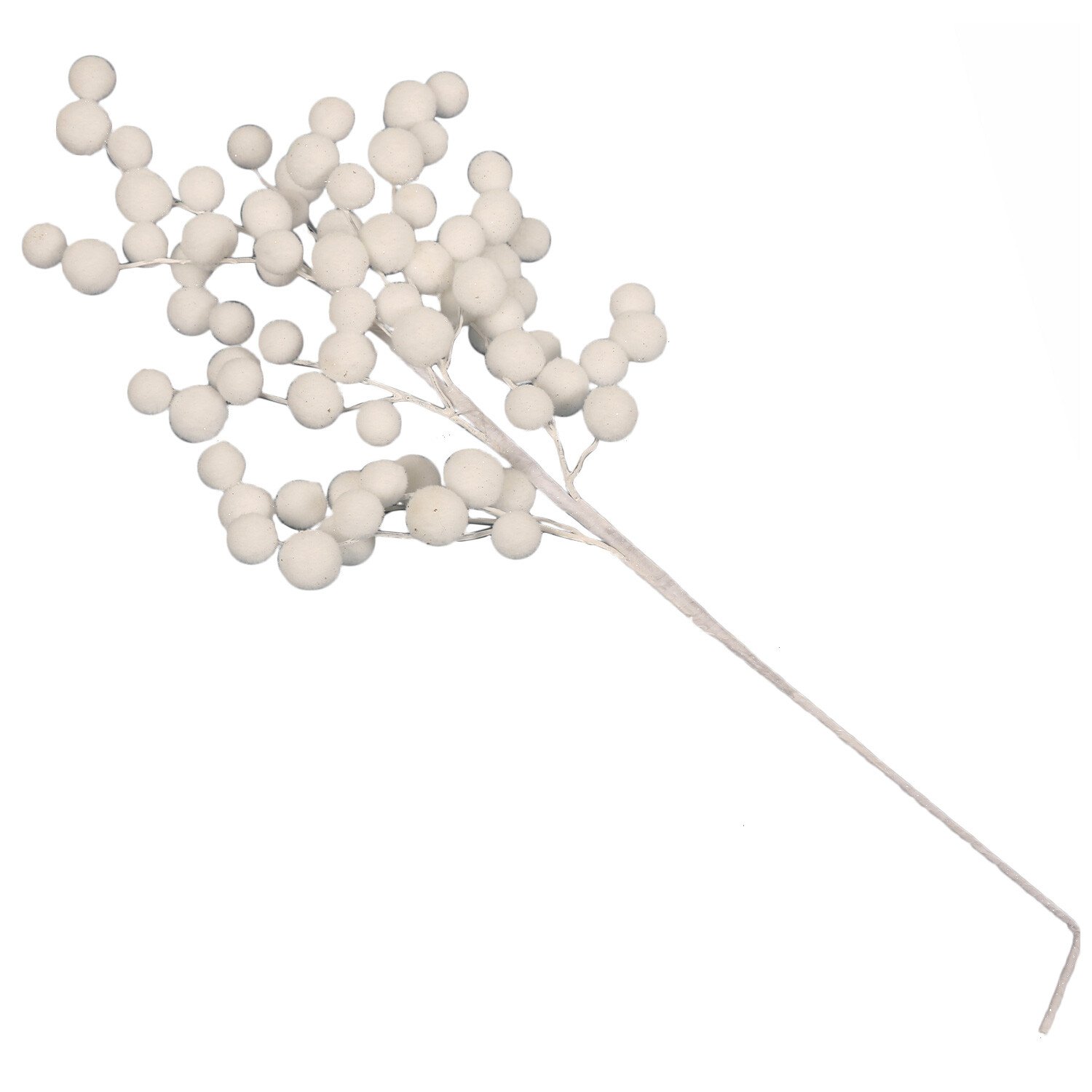 84cm Pom Pom Ball Spray - White Image