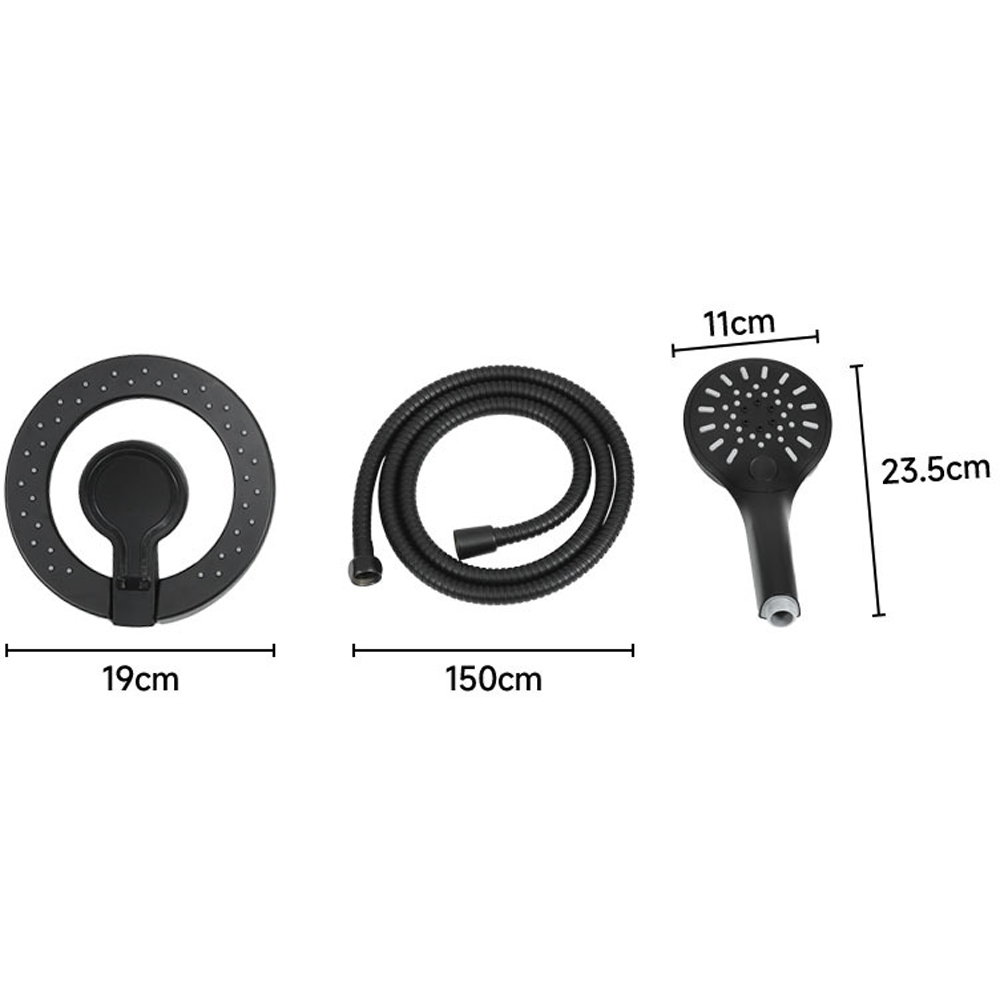 H&O Direct Magnetic Shower Head Set Image 5