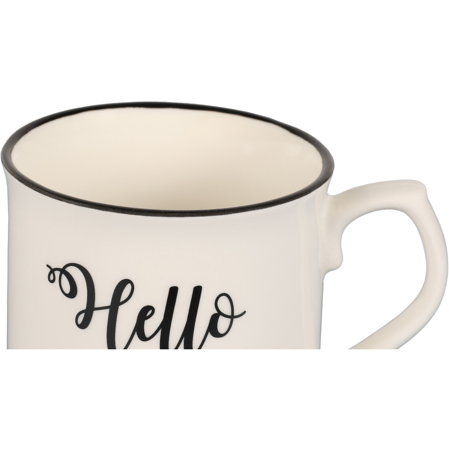 Hello Gorgeous Tankard Mug - White Image 3