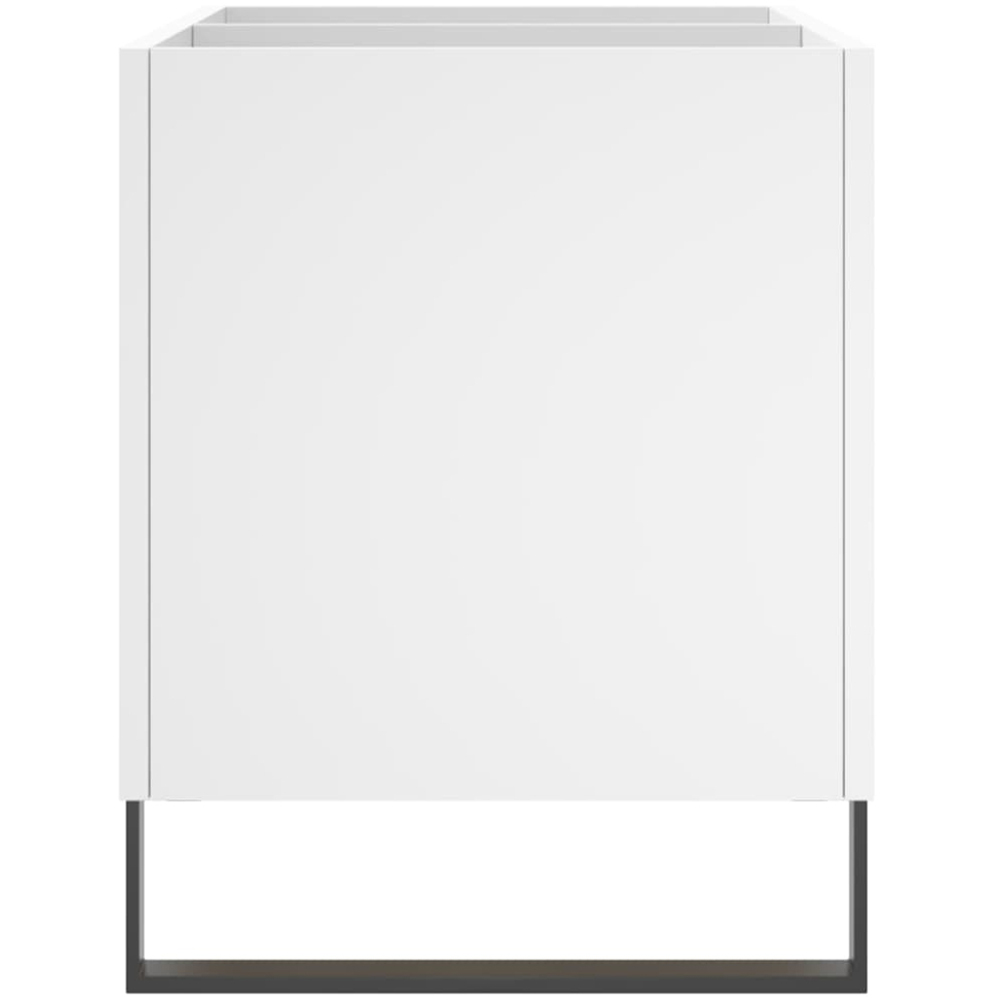 vidaXL White Record Cabinet Image 5