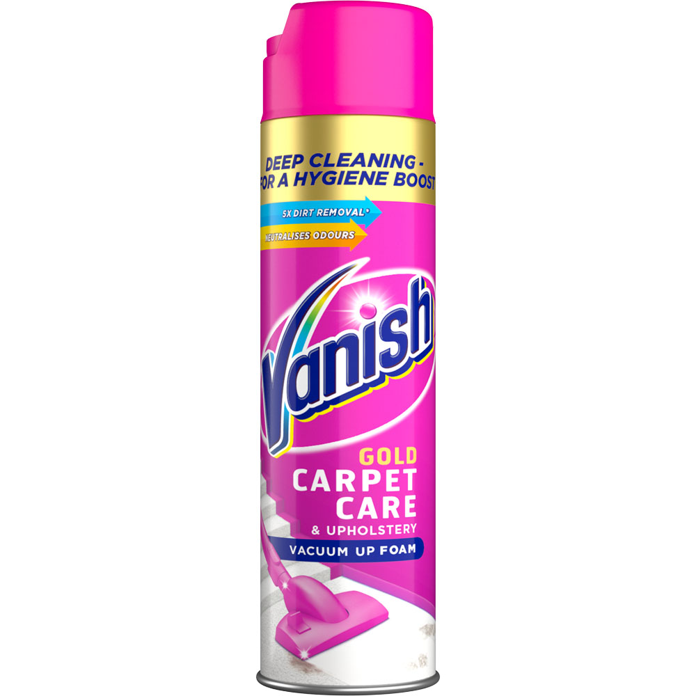 Vanish Gold Carpet Care and Upholstery Vacuum Up Foam 600ml Image