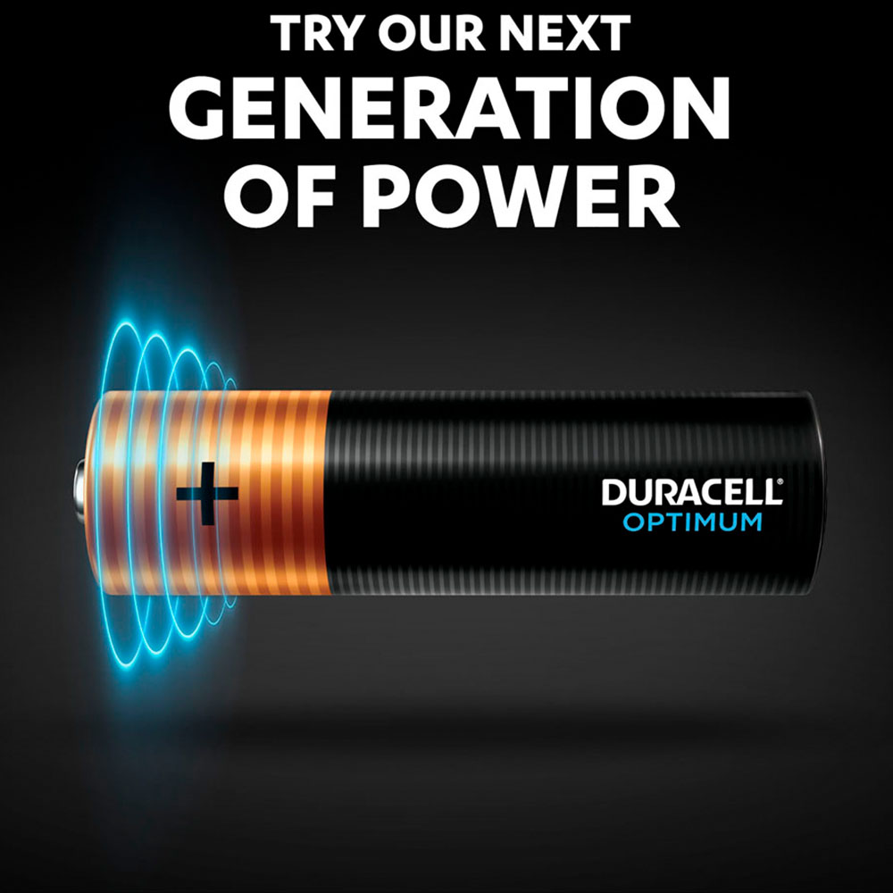Duracell Optimum AA Batteries 8 Pack Image 4
