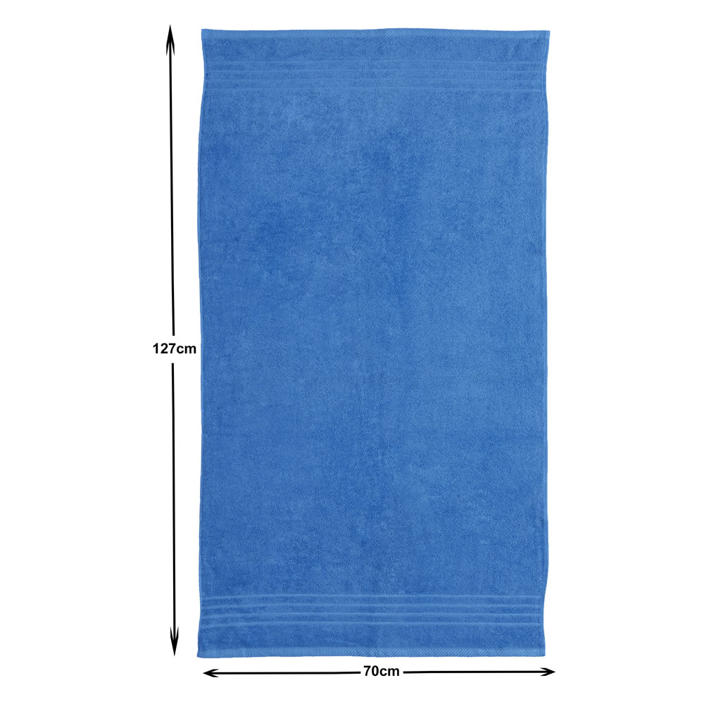 Wilko Deep Blue Bath Towel Wilko
