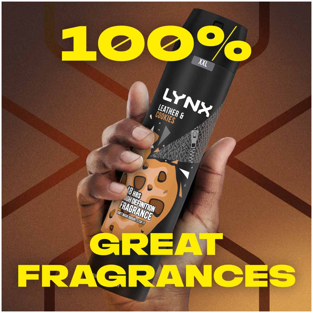 Lynx Body Spray Leather and Cookies 250ml Image 8