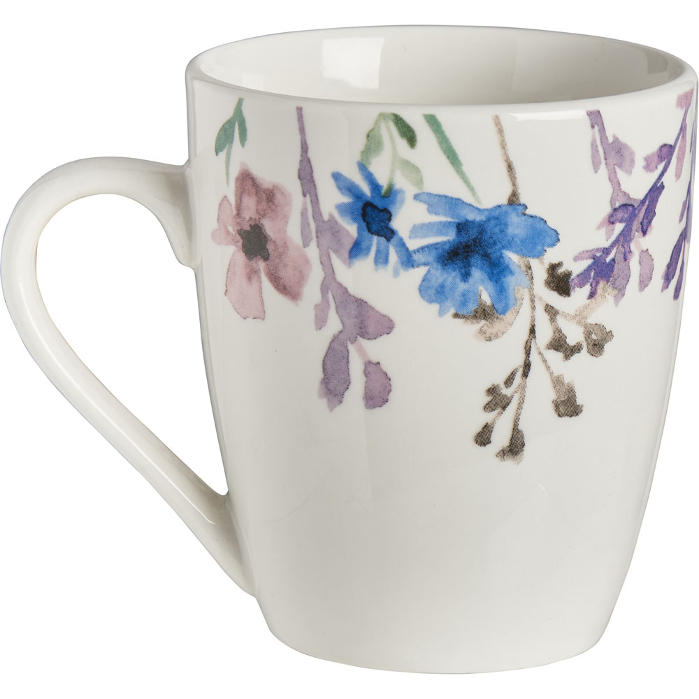 Wilko Watercolour Floral Mug Image 5