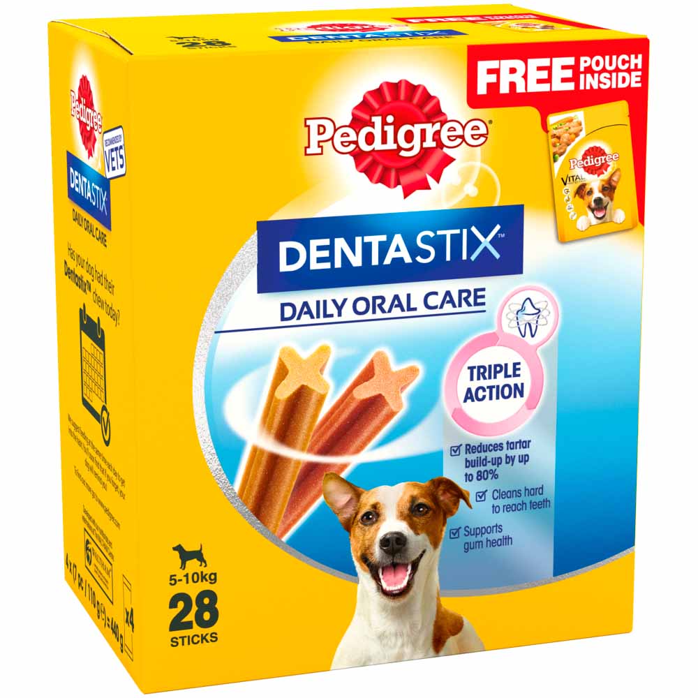 Pedigree 28 pack Dentastix Small Dog Treats Image 2