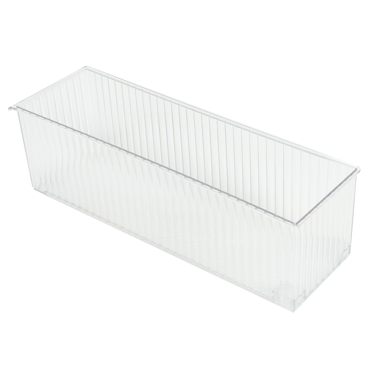 Ribbed Storage with Wheels - Clear Image 3