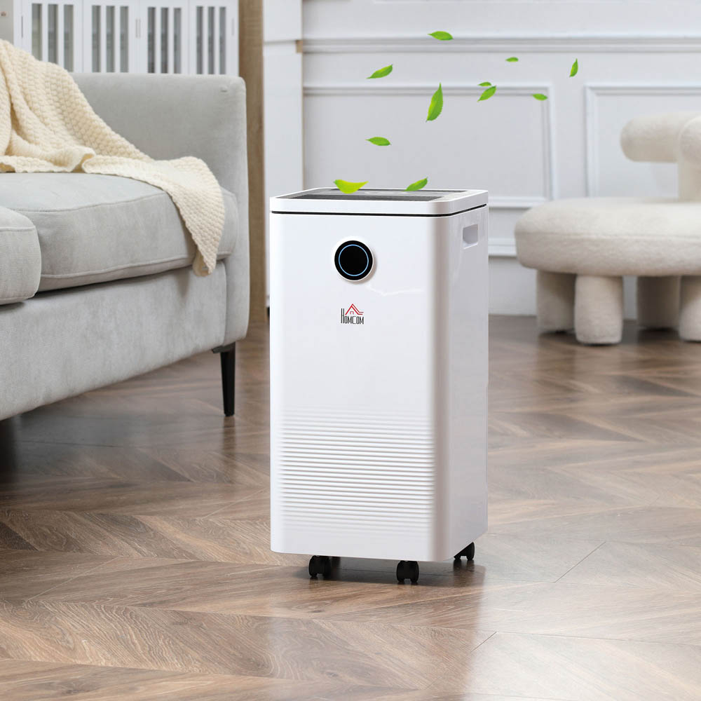 Portland White Portable Dehumidifier 10L Per Day Image 2