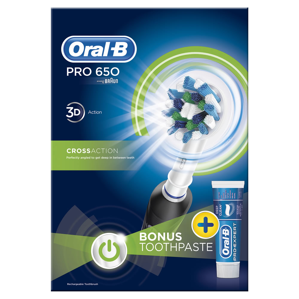 Oral-B Cross Action Electric Toothbrush PRO 650 Image