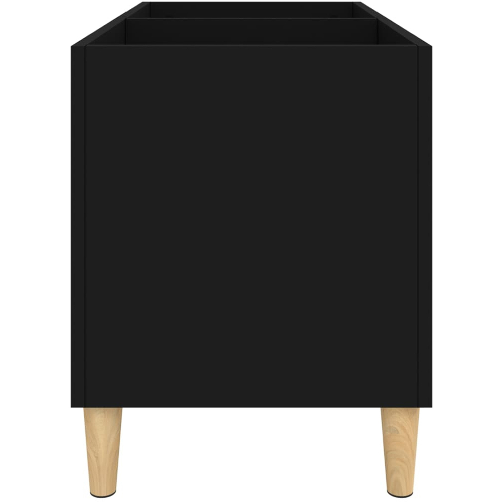 vidaXL Black Record Cabinet Image 5