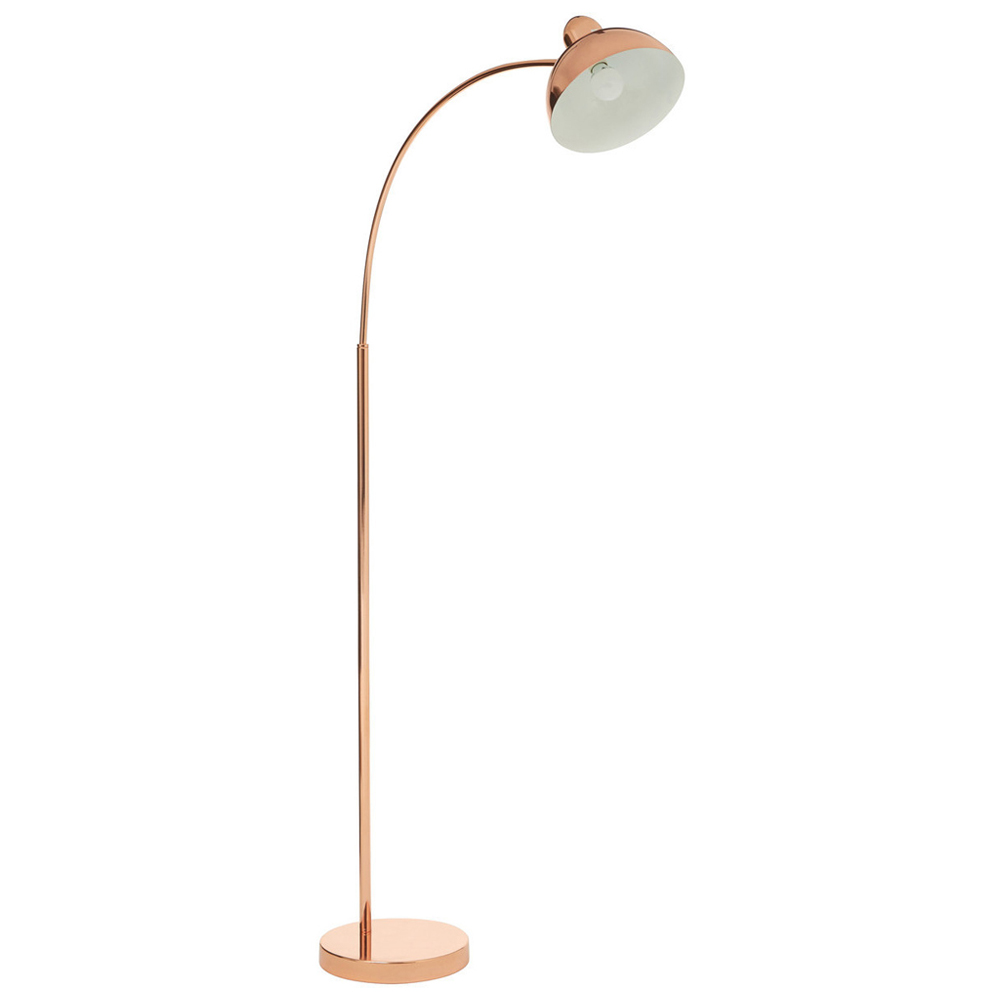 Premier Housewares Copper Floor Lamp Image 3