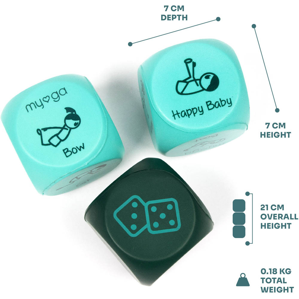 Myga Kids Exercise Yoga Dice Set Image 4