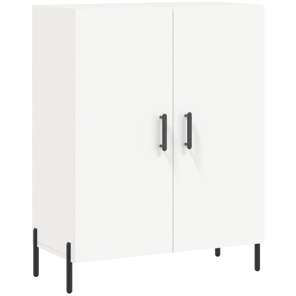 vidaXL 2 Door White Sideboard Image 2