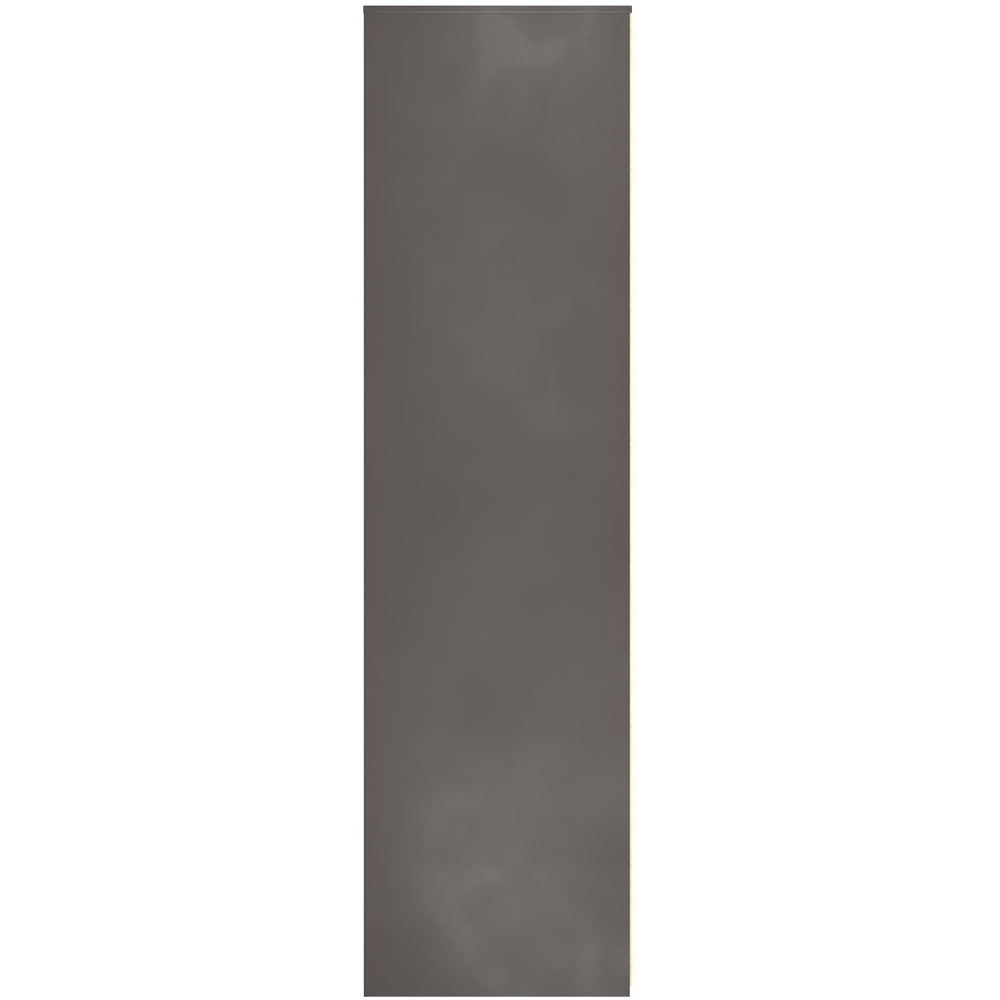 Crowndale Hong Kong 3 Door Slatt Effect and Graphite Tall Wardrobe Ready Assembled Image 3