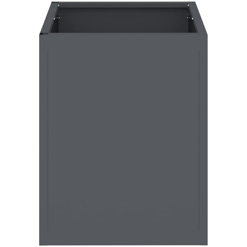 vidaXL Anthracite Cold Rolled Steel Garden Planter 40 x 32 x 32cm Image 5
