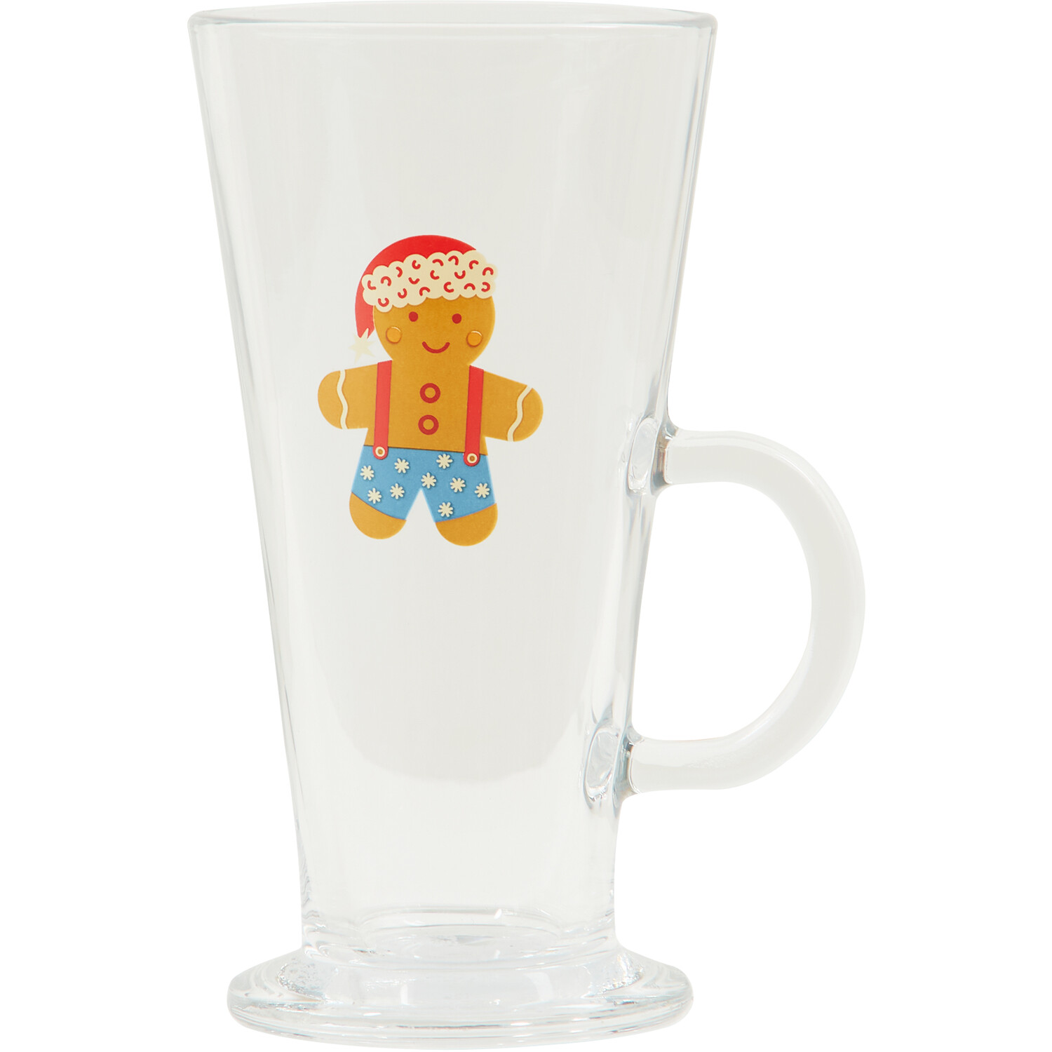 Christmas Characters Latte Glass Image 1