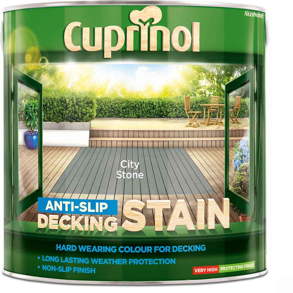 Cuprinol City Stone Anti-Slip Deck Staining 2.5L Image 2