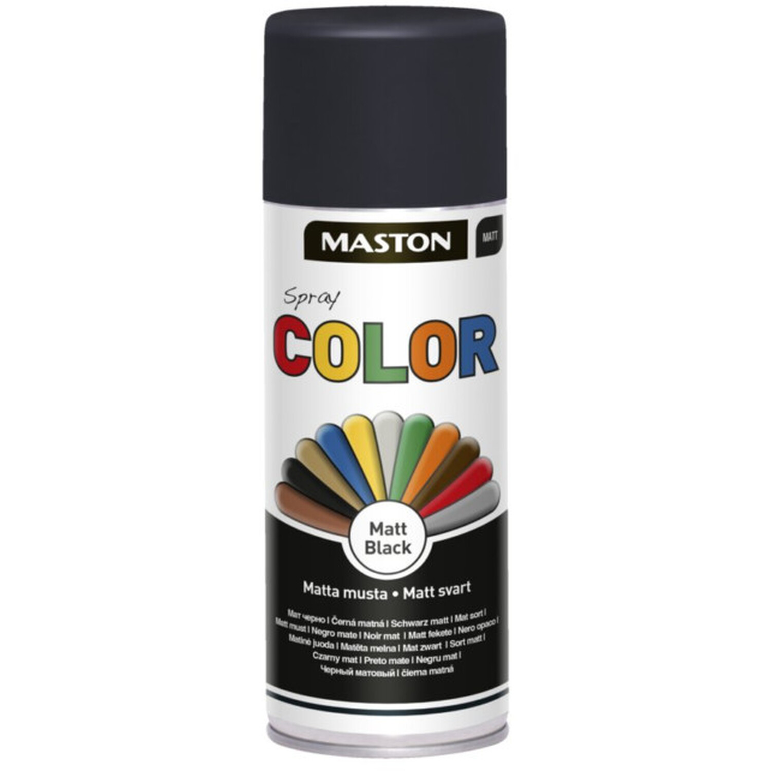 Maston Color Spray Paint Black Image