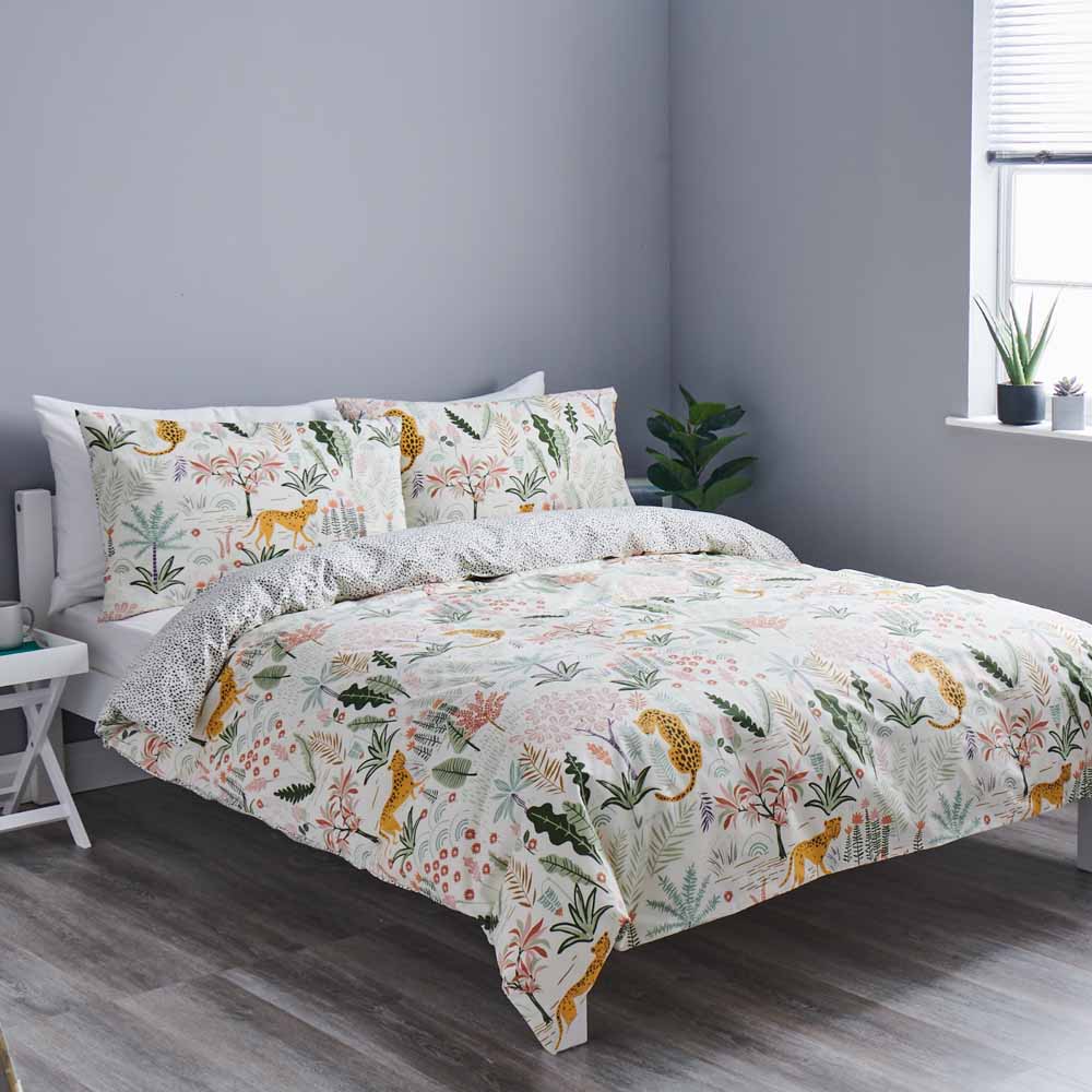 Wilko Leopard Double Duvet Set Wilko