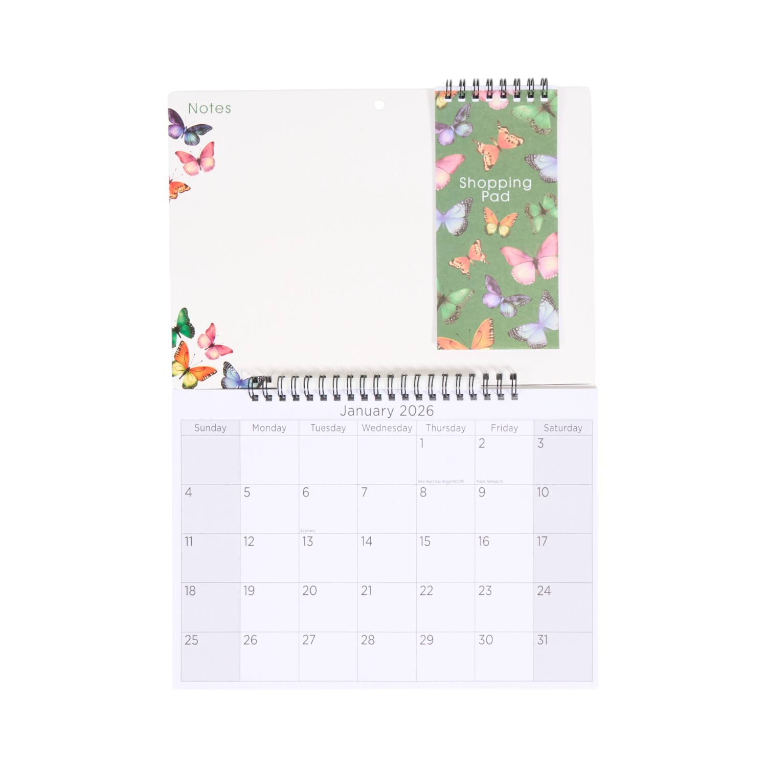 2026 Whiteboard Calendar with Pad and Pen Image 4