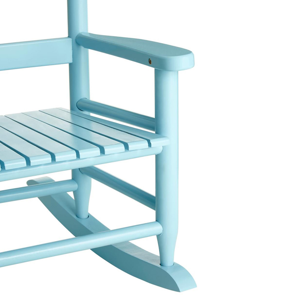 Premier Housewares Kids Blue Rocking Chair Image 7