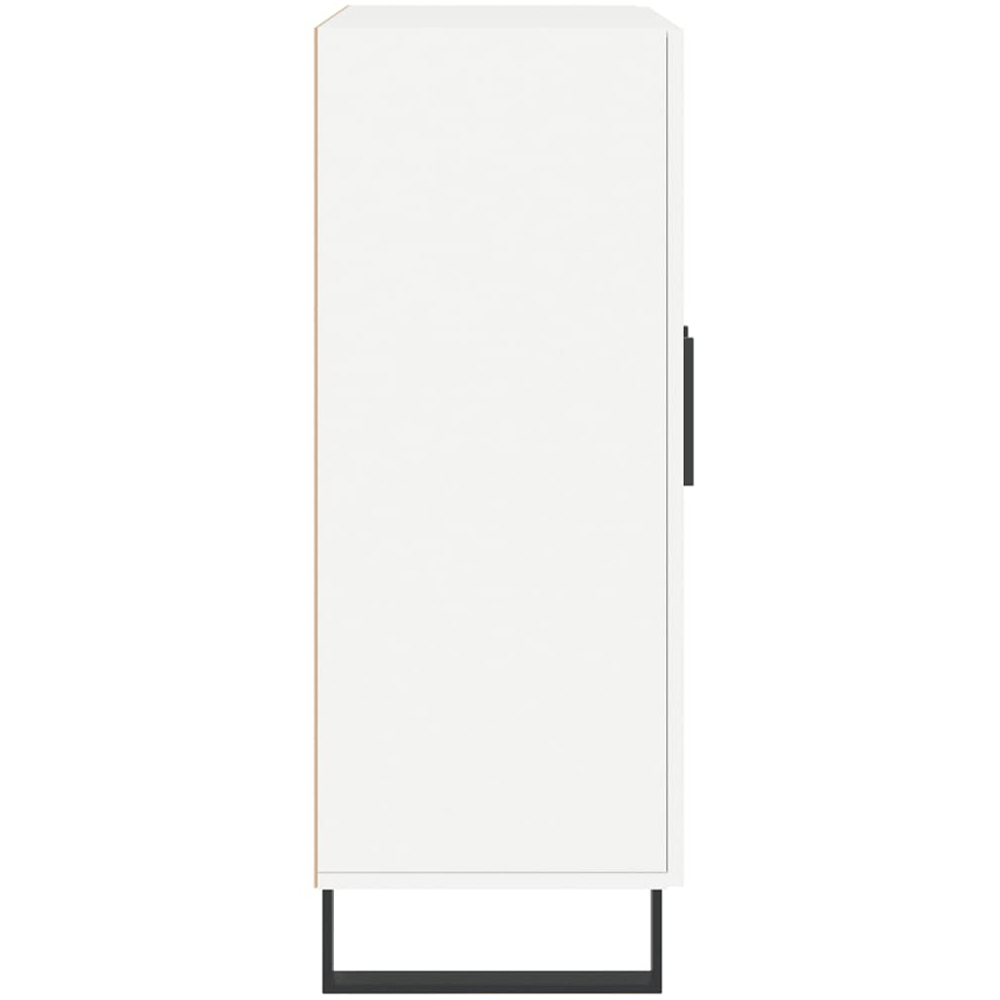 vidaXL 2 Door White Sideboard Image 7