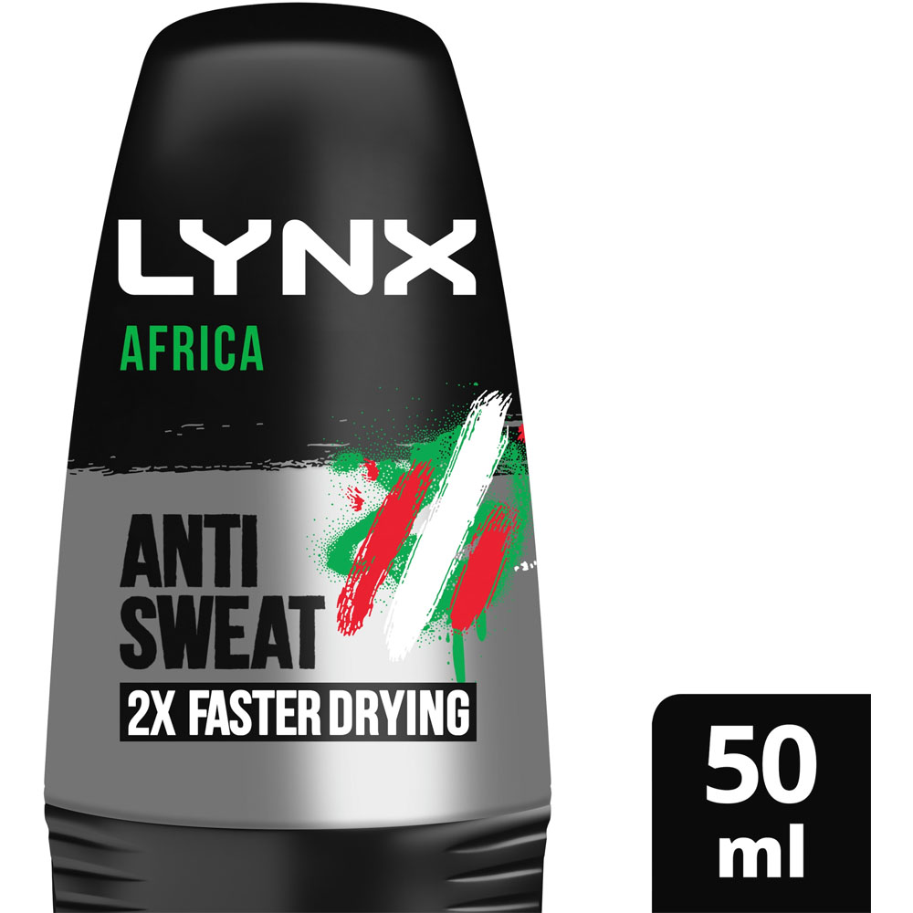 Lynx Africa Antiperspirant Roll On 50ml Image 2