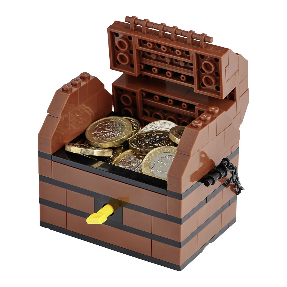 Wilko Blox Treasure Chest Money Box Image 2
