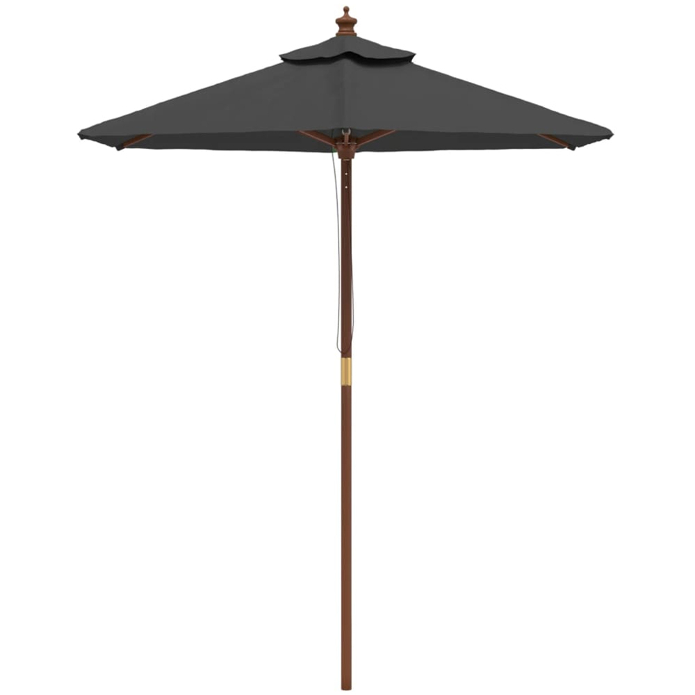 vidaXL Anthracite Garden Parasol 2.3 x 1.9m Image 2