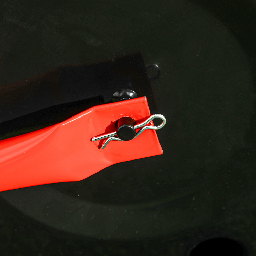 Outsunny 38L Red Fillable Steel Lawn Roller Image 3