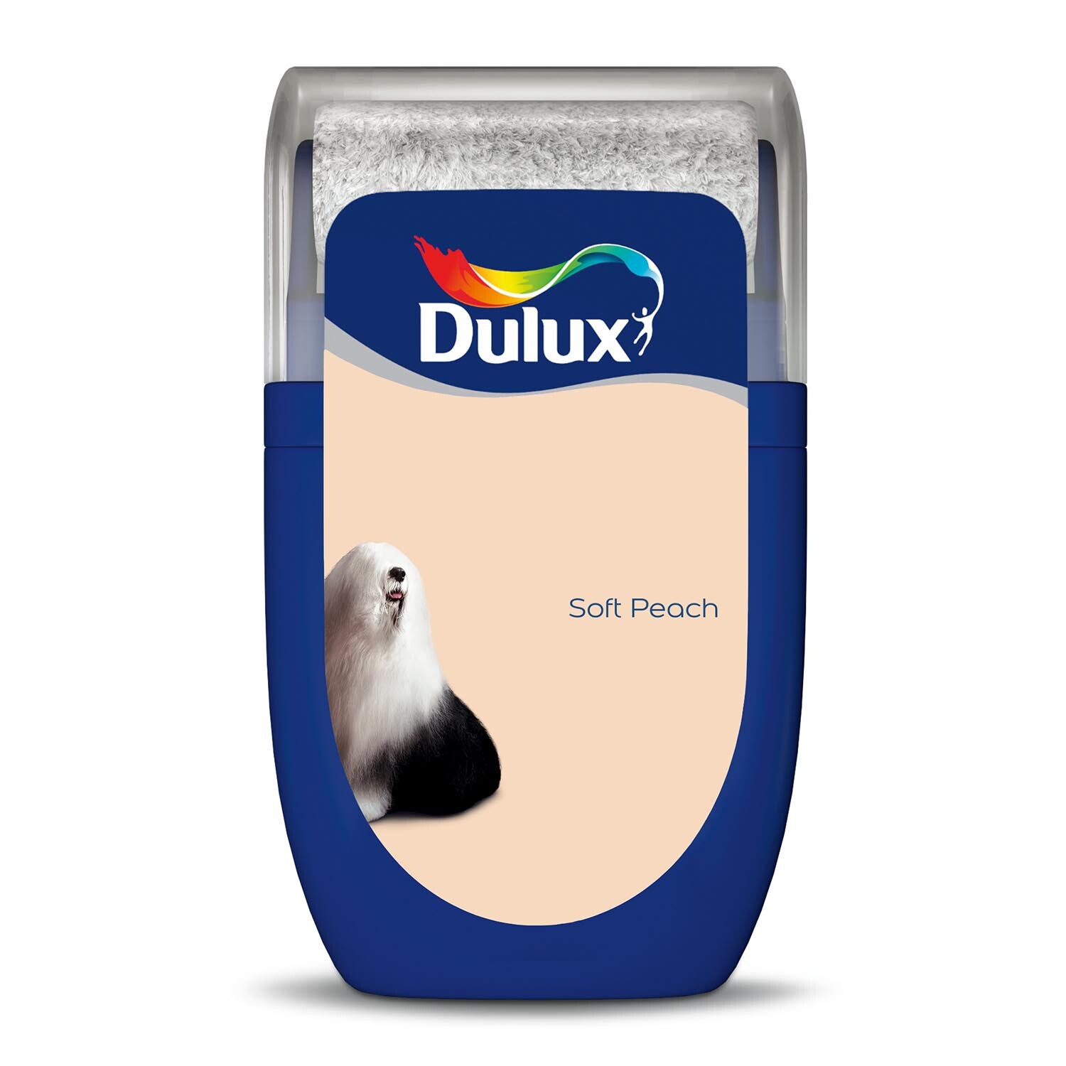 Dulux Soft Peach Matt Tester Pot 30ml Image 1
