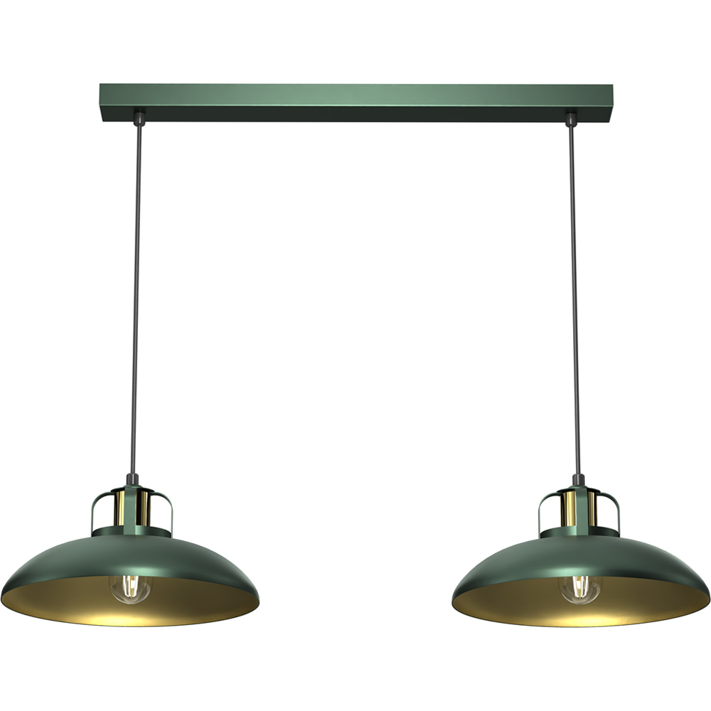 Milagro Felix Green 2 Pendant Lamp 230V Image 1